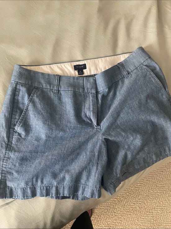 J. Crew Pants - J. Crew Chambray-Light Blue Tailored Women’s Shorts